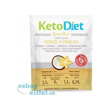 KetoDiet Proteínové smoothie 7 x 27 g