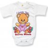 BABY´S WEAR Kojenecké body , krátky rukáv - BERRY veľkosť: 62 (2-4m)