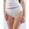 GINA dámské kalhotky klasické, širší bok, bezešvé Bamboo Cotton 00023P - bílá peprmint S/M, vel. S/M, bílá peprmint