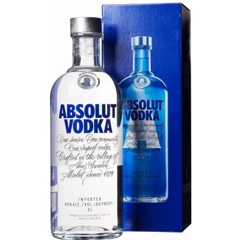 Absolut Vodka 40% 3 l (čistá fľaša)