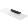 Nimco Nikau - Polička, dĺžka 40 cm, matné sklo/čierny mat NKC 30091B-40-90