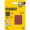 Dewalt DT3020 papier brúsny 115x115mm p40 dierovaný suchý zips 10ks