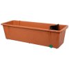 Nohel Garden Truhlík samozavlažovací FRAJMAN plastový hnedý - 60x15cm