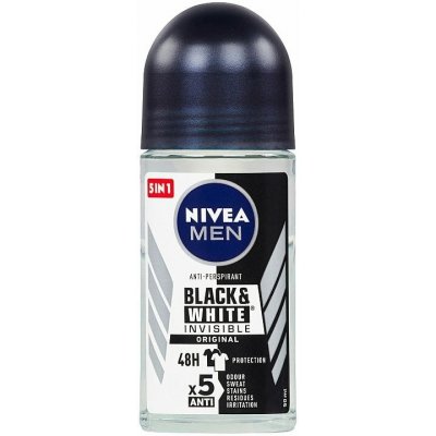 Nivea Men Black & White Invisible Original guľôčkový antiperspirant 50 ml