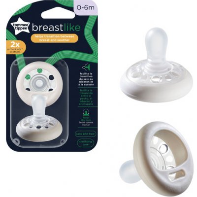 Tommee Tippee šidítko C2N silikon Natural 2ks 433440TT