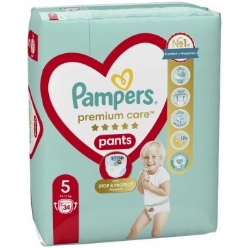 Pampers Premium Care Pants 5 34 ks