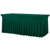 TENTino Elastický poťah SKIRTING na skladací stôl 180-183x76 cm VIAC FARIEB Farba obrusu: TMAVOZELENÁ / WILLOW GREEN