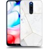 Picasee silikónový prehľadný obal pre Xiaomi Redmi 8 - White tile