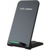 1stCOOL bezdrátová QI nabíječka H18, skládací stojánek, USB-C, černá H18 Black 1stCool