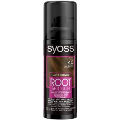 Syoss Root Retoucher Dark Brown korektor farby na odrastené vlasy  tmavohnedá 120 ml od 5,99 € - Heureka.sk