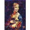 GRAFIKA Puzzle Leonardo da Vinci: Dáma s hranostajom od Sally Rich 1500 dielikov