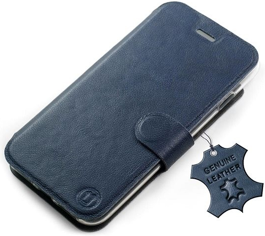Mobiwear kožené flip Samsung Galaxy S23 – Modré