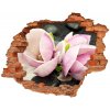 Fototapeta diera na stenu 3D Magnolia zen stone 90x70 cm