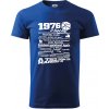 1976 v kocke - Tričko extra veľké (5-8XL) - 5XL ( Kráľovská modrá )
