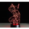 Beling 3D lampa, Deadpool 3 , 7 farebná S494