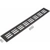 MPkovania SRL Alfa 60 x 600 mm čierna matná