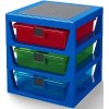 LEGO Storage organizér se třemi zásuvkami 4095 Organizér modrá
