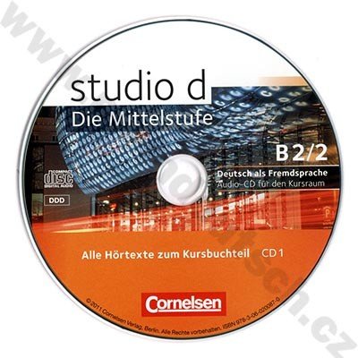 studio d: Die Mittelstufe B2/2 audio CD k učebnici němčiny