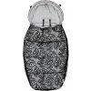 DOOKY Footmuff L leaves DeLuxe sivý