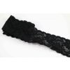 Elastická čipka - čierna - šírka 5 cm