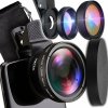 Objektív 2v1 macro + širokouhlý pre telefón UNIVERZÁLNY makro set PUZDRO