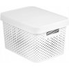 CURVER Úložný box s vekom Infinity 17l biela