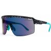 Cyklistické okuliare Horsefeathers Scorpio - black splash/mirror green