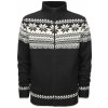 BRANDIT sveter Cardigan Norweger Čierna Veľkosť: S