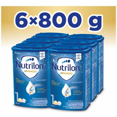 Nutrilon 1 Good Sleep na dobrú noc 6 x 800 g