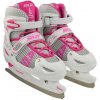 Dievčenské zimné korčule SULOV® NAOMI, vel. M(34-37), bielo-ružové