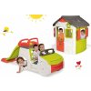 Smoby set domček Jura Lodge a preliezačka Adventure Car 810500-6