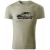 T-ričko Volkswagen Golf Mk2 Line pánske tričko Farba trička: Jablkovozelená, Farba potlače: Čierna, Veľkosť: 4XL