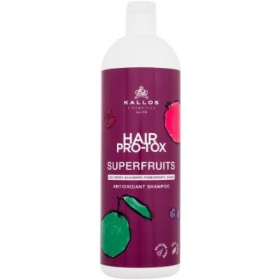 Kallos Cosmetics Hair Pro-Tox Superfruits Antioxidant Shampoo 1000 ml jemný čistiaci a posilňujúci šampón pre ženy