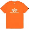 Alpha Industries Basic T Shirt Boost Orange tričko pánske Veľkosť: S, Farba: oranžová