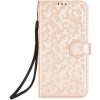 Peňaženkové puzdro Honeycomb Dot Texture Case zlaté – Motorola Edge 50 Fusion
