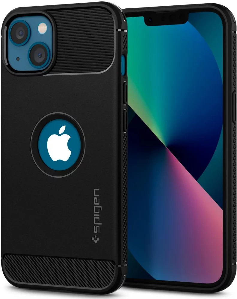 Spigen Rugged Armor iPhone 13 Matte čierne