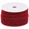 Šnúra točená Ø3 mm - 20 m 8 červená tm.