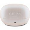Sluchátka Guess Guess Bluetooth GUTWST88MCTGP TWS + dokovací stanice s růžovou kapslí vytištěné logo