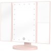 Humanas zrkadlo na líčenie HS-ML04 s podsvietením 21 LED ružové
