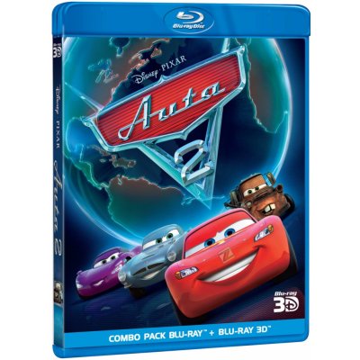 Autá 2 - Blu-ray 3D + 2D (2BD)