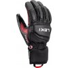 Lyžiarske rukavice Leki Griffin Pro 3D - black/red/white 9.0