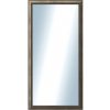 DANTIK - Zarámované zrkadlo - rozmer s rámem cca 50x100 cm z lišty Ferrosa grafit (3141)