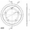 SUPERSPROX Reťazová rozeta SUPERSPROX RFE-4:46-BLK čierna 46T, 420