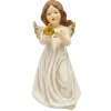 ANJEL S VTÁČIKOM BIE/ZLA PORC. 10,6*9,3*17,4CM