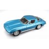 Maisto 1965 CHEVROLET CORVETTE metal svetlo modrý 1:18