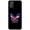Picasee silikónový prehľadný obal pre Samsung Galaxy A03s A037G - Diamanty Purple