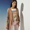 Splývavý kardigan s asymetrickými cípmi vpredu oriešková 054 Blancheporte