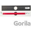PANTONE pravítko 30 cm Red 2035 klasické obojstranné dĺžka 37 cm materiál kov čer 101472035
