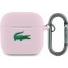 Lacoste Liquid Silicone Croc Logo Puzdro pre AirPods 4 Pink