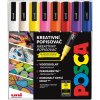 Sada akrylových popisovačov, PC-3M, 0,9 - 1,3 mm, 16 farieb, Posca, UNI